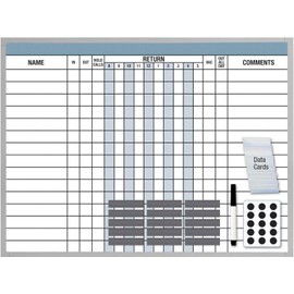 Magna Visual Deluxe In/Out Whiteboard Kit, 18" Lx 24" W, White, 24 x 18