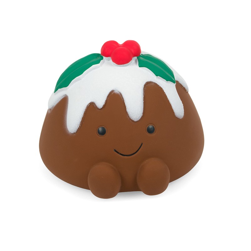 Petface Chrissie Christmas Pudding Latex Dog Toy Puppy Toy