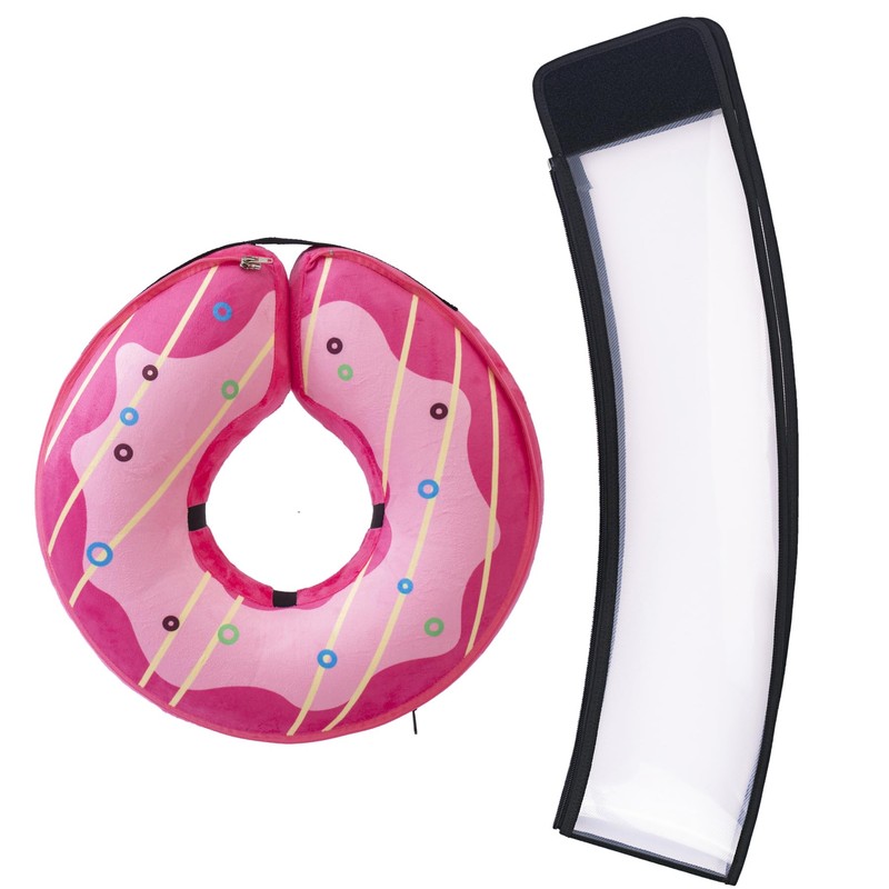 Transparent Shield Accessory for Inflatable Dog Cone Collar,Clear Shield Replacement