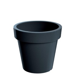 Prosper Plast Lofly Flowerpot, 34.5 x 31.8 cm, Anthracite, 34.5x34.5x31.8 cm