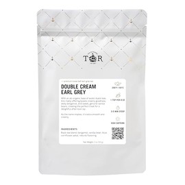 Tea Runners Double Cream Earl Grey Loose Leaf Black Tea – Smooth, Vanilla, High Caffeine – 5oz