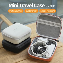 ZJRXM Case for DJI Flip Drone, Portable Travel Bag, Compact Storage Carry Bag for DJI Flip Accessories, gray, Casual