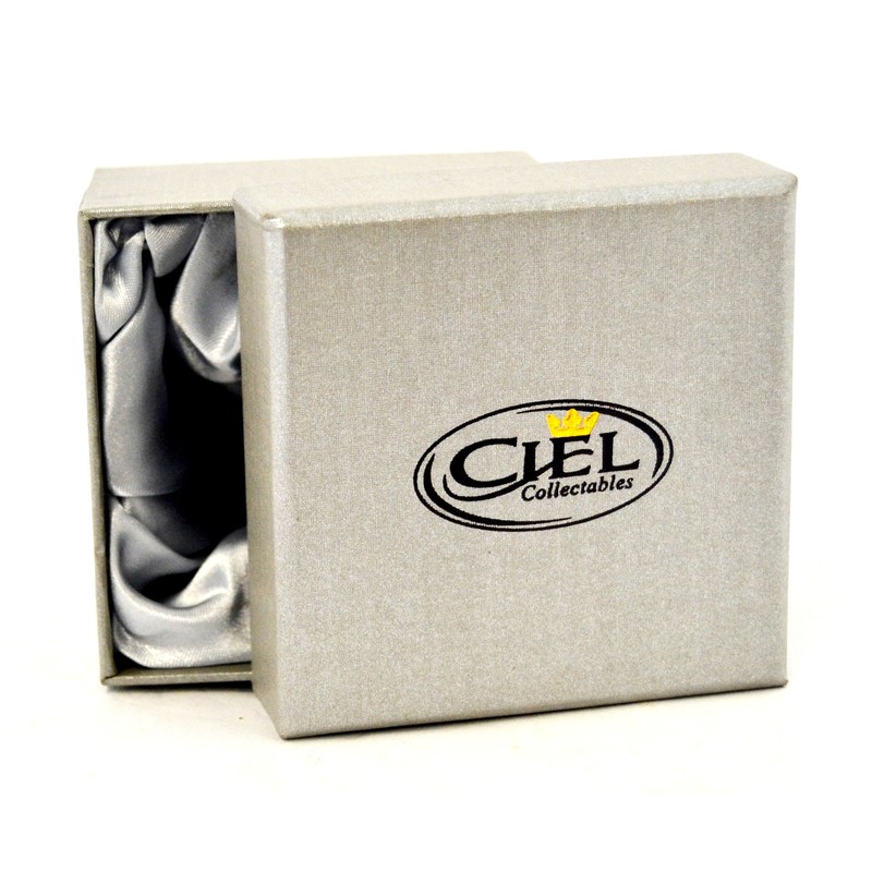 Colorful humming bird trinket box. Hand set austrian crystals &