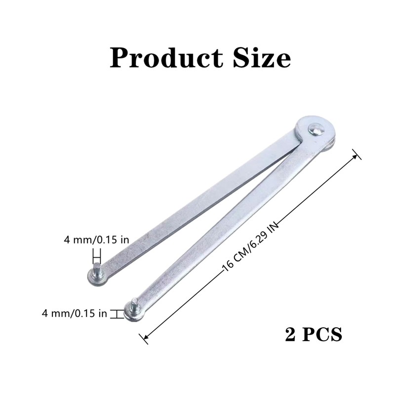 QCVENL 1 PCS Spanner Wrench Universal Adjustable Angle Grinder Wrench