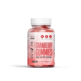 KOSRE Cranberry Gummies 1000mg Cranberry Extract for Urinary Tract Health Supports Bladder, Kidney & UTI Relief Non-GMO, Vegan, & Gluten-Free Cherry Mango Flavor (60 Gummies)