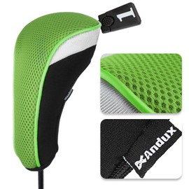 Andux Golf Driver Cap Head Wood Pole Cap Cover Golf Driver Headcover (Green) MT/MG05-1