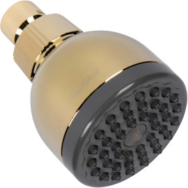 Aqua Elegante 3 Inch High Pressure Shower Head (Aqua Elegante) - Polished Brass - 1.8 GPM