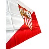 Sevilla CF badsev Flag, Red/White, One Size