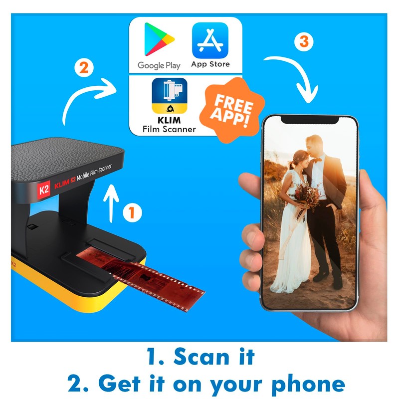 KLIM K2 Mobile Photo Digitizer 35mm - Positive & Negative