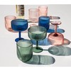Abode Homewares Mesa Premium Acrylic Drinkware Indoor/Outdoor, Coupe, Pink, 14oz,