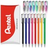 Pentel Hybrid - Dual Metallic/Mattehop - Liquid Gel Rollerball Pens