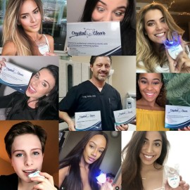Crystal Clear Blanqueador De Dientes Laser Gel KIT Profesional Dientes Blanqueamiento Dental