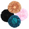 OHPHCALL 4pcs Sleep Cap Women Sleep Hat Elastic Sleeping Hat
