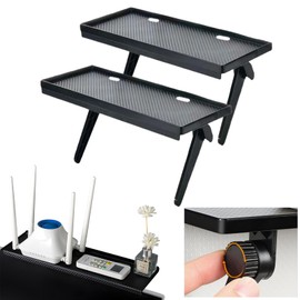 Estante Organizador para Pantalla y Monitor, Soporte Ajustable para Celulares, Reproductores Multimedia, Consolas de Juegos, Controles Remotos y Enrutadores (Paquete de 2)