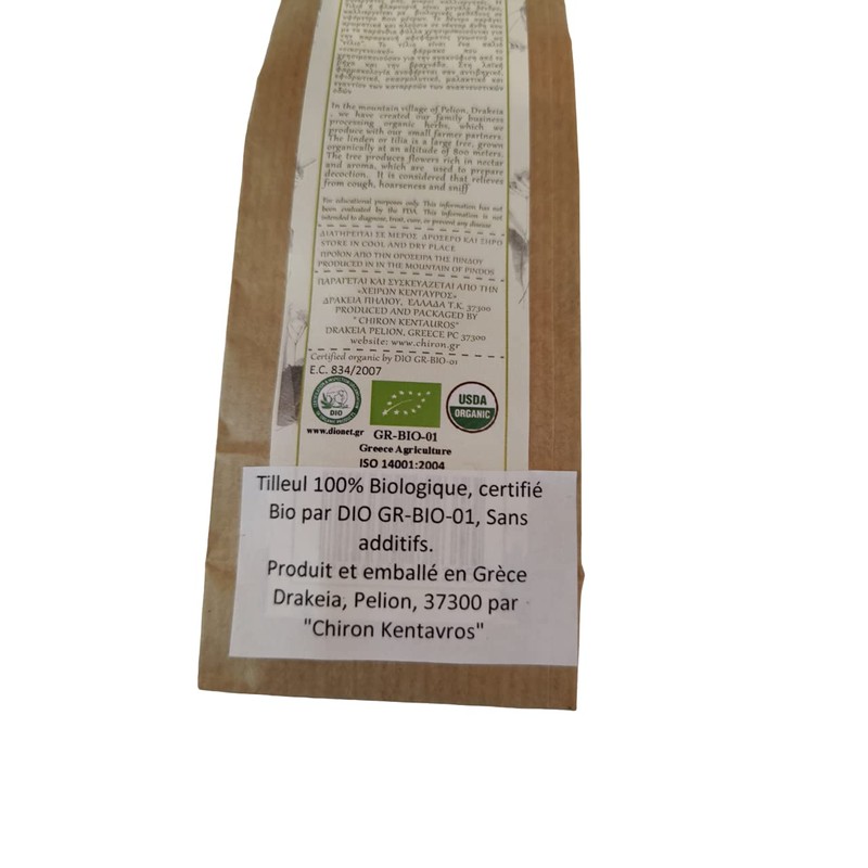 Greek Organic Bio Herb Linden / Tilia from Mount Pelion