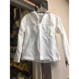 US NAVY ENLISTED WOMEN'S WHITE DRESS JUMPER CRACKER JACK TOP SAILOR UNIFORM 6WP