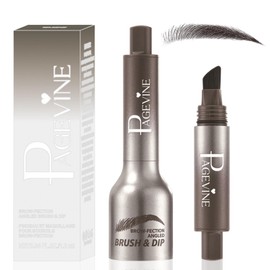 Ledeak Liquid Eyebrow Pen, Long Lasting Waterproof Eyebrow Pencil, Natural Shaping Brow Pen with Eyebrow Brush, Smudge Proof Eyebrow Makeup Dye Kit for Naturally Defined Eyebrows (Espresso)