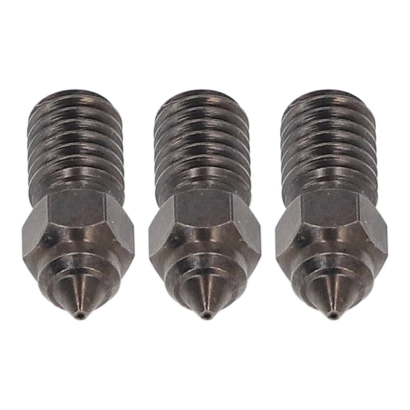 3Pcs Hardened Steel Nozzle High Speed 1.75MM 0.4mm for ENDER