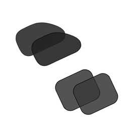 GRIRIW 4 Pack Car Window Blinds Suction Cup Designed Window Shades for Darken Your Car Interi