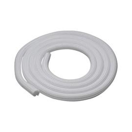 Sanwa Supply CA-SL13W2 Braided Cable Sleeve (White, 6.6 ft (2 m) Roll, Inner Diameter 5.1 inches (13 mm)