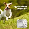 YAFIYGI 6 Packs Dog Scent Training Kit Nosework Containers for