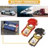 TKDMR 2Pairs Car Battery Cable Terminal Clamps-Connectors - Battery Terminal