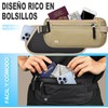 Pack de 2 Cangureras de Viaje Antirrobo con RFID, Ultrafinas