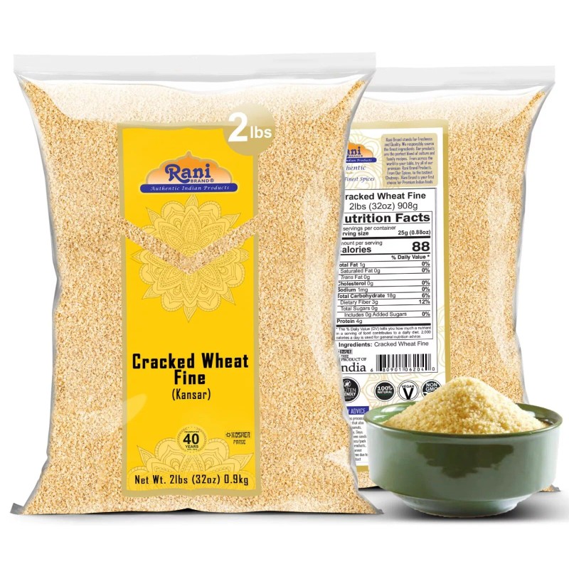 Rani Cracked Wheat Fine (Kansar, Bulgur, Similar to Wheat #1)