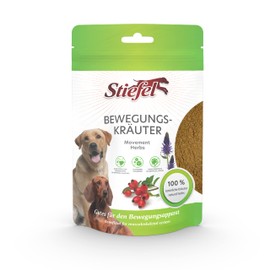 Stiefel Bewegungskräuter für Hunde, 100% naturbelassene Kräutermischung, unterstützen die Gesunderhaltung von Gelenken, Sehnen & Bändern, für Agilität & Beweglichkeit, 100g