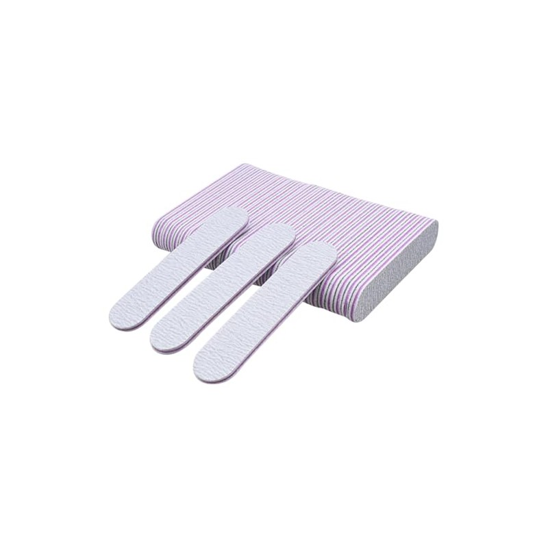 100 Pieces 9 cm Grit 100/180 Double Sided Nail Files