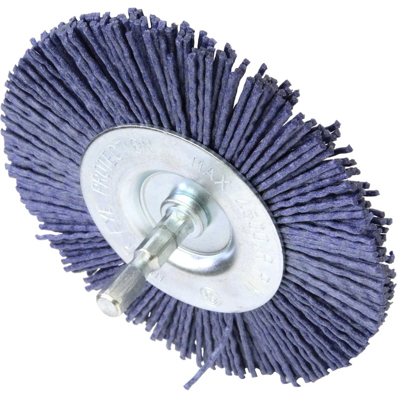 SK11 Hexagonal Shaft Nylon Brush, Fine 3.9 inches (100 mm),