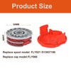 Lyshujli 1.5mm 36ft Flymo FLY021 513937190 Strimmer Spool, Replace Trimmer