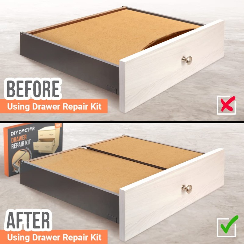 DIY Doctor Drawer Repair Kit - Pack of 4 Dresser