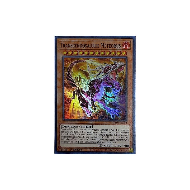 Transcendosaurus Meteorus - WISU-EN002 - Super Rare - 1st Edition