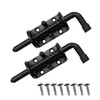 2 Packs 6 Inch Spring Loaded Barrel Bolt Latch Pin,