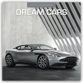 Dream Cars - Dream Cars 2025 - 16 Month Calendar: Original Red Robin Publishing Ltd Calendar [Multilingual] [Calendar] (Wall Calendar)