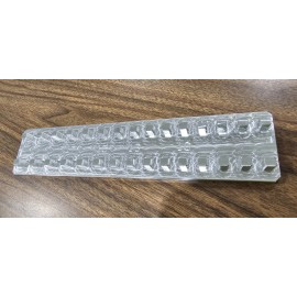 Tool Box Billet 3/8 drive socket organizer 2 Row METRIC - Tool Box Billet