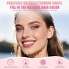 Prreal Microblading Eyebrow Pen Set,2 in 1 Dual Ended Eyebrow