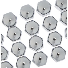 PA APA 15230 Chrome-Plated Wheel Bolt Cap 17 mm Metal