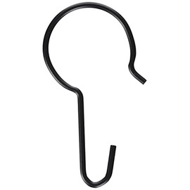 Jackson Safety Welding Curtain Hooks (Pack of 10), Black, Metal, 100% Metal, Heavy Duty, Pipe Mount, Fit 1.5" - 2" Pipe, for Welding Curtains