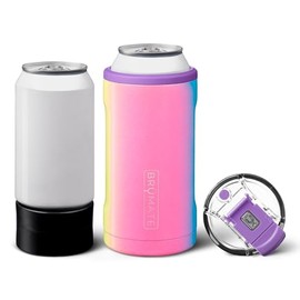Blue Mate Trio Vacuum Insulated Tumbler with Lid, Rainbow, 11.8 fl oz (350 ml) Cans and 16.9 fl oz (500 ml) Cans Can Keep Cold or Cold as it is, Favorite by the influencer "Chanjiro and Couple"!