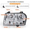 Aresparts Pair Headlights Assembly DOT Approved Compatible with 2005-2010 Chrysler