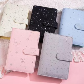 A5 Photocard Binder with 25 Pack 4-Pocket Card Pages PU Leather Card Album Portable Photo Card Holder for 2x3’’ Album Cards ﻿ (﻿ Pink)