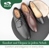 SULPO 3 Pairs Premium Leather Activated Carbon Insoles, Odour Absorber,