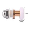 ATOPLEE 4pcs Shower Door Rollers,Roller Diameter 19mm for The Bathroom