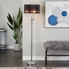 Deco 79 Metal Floor Lamp with Dangling Crystals, 16" x