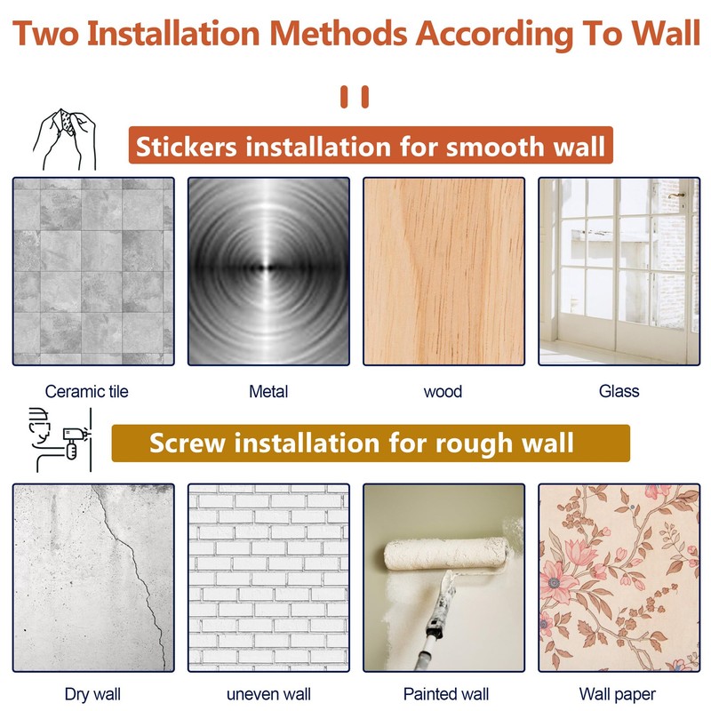 Curtain Rods No Drilling for Windows Set 30 to 45