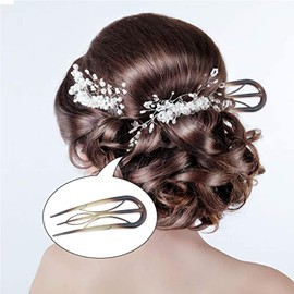 French Pin, French Hair Pin, Durable and Wear-Resistant French Pins French Twist Hair Pin for Women Girls Hair Types Styling Hair Accessories (4 pcs)