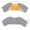 ORFOFE Bamboo Charcoal Fiber Shoulder Wrap Protector Fleece Lined Thicken