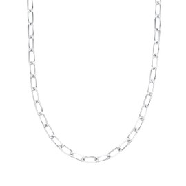 s.Oliver 2032905 Women's Necklace 925 Sterling Silver 45 cm Silver Comes in Jewellery Gift Box, Sterling Silver, No Gemstone